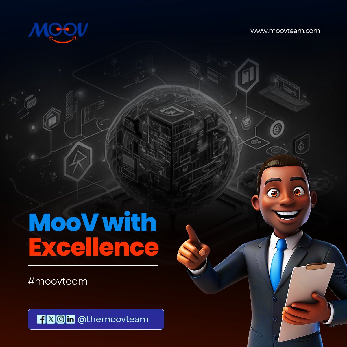 Don't just settle for good. Demand excellence. 
🎯 At Moov, we strive for perfection in every project we handle. 
Your next blockchain project is a success when we are in charge.
Get an excellent project with us today! 

#MooV #BlockchainMarketing #web3