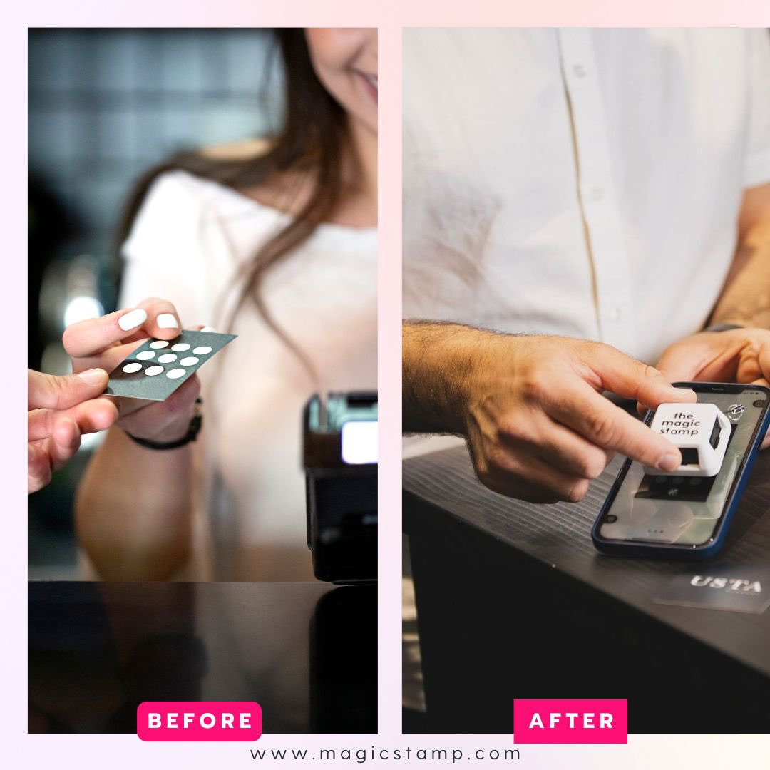 ✨Customer retention made easy! ✨

Keep your customers coming back with a simple digital system.

Visit our website today magicstamp.com

#magic #stamp #magicstamp #digitalloyalty #loyalty #marketing #digitalmarketing #loyaltyapp #loyaktycard #business #christmas