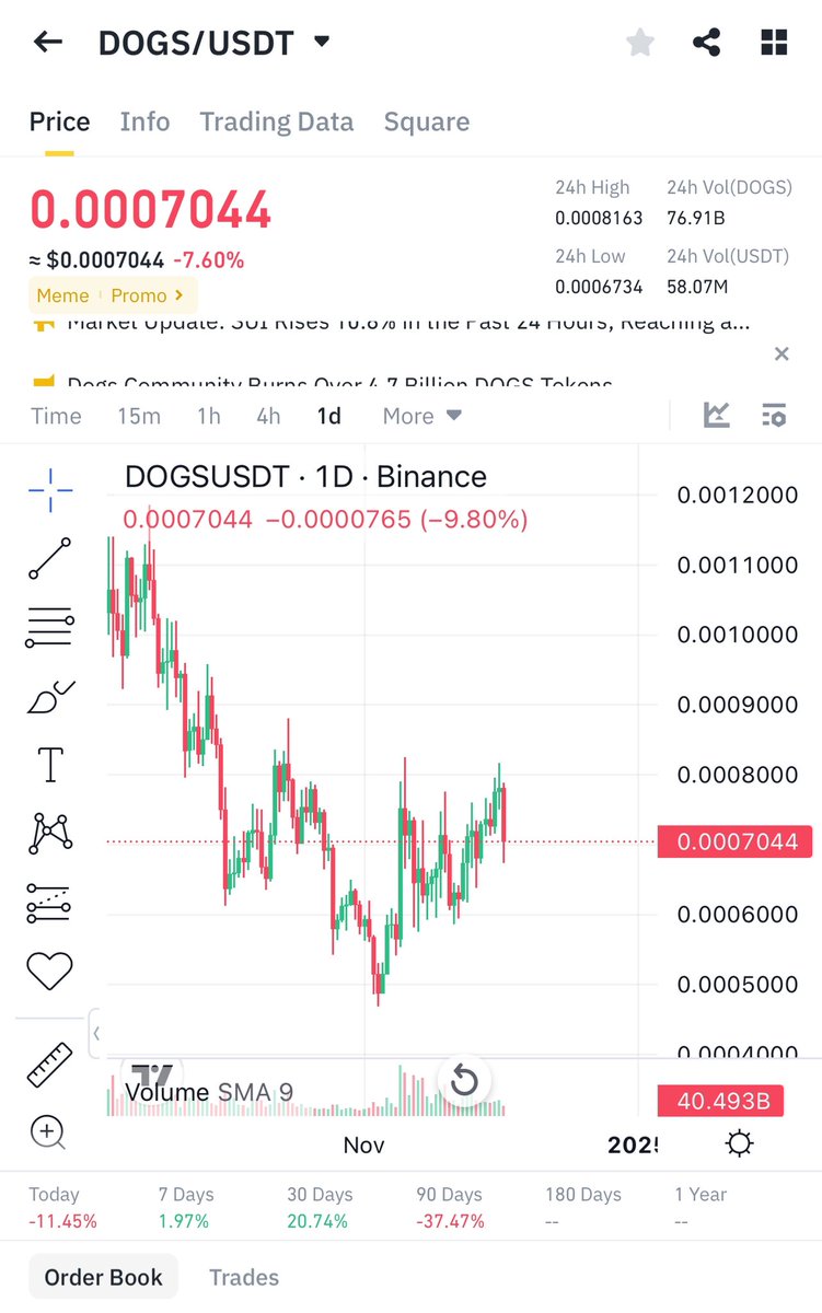 CryptonobleTM's tweet photo. Adding more $dogs here✍️

$Dogs gave us another opportunity 

Don’t miss boys🙌 https://t.co/yN1MNuuS3X