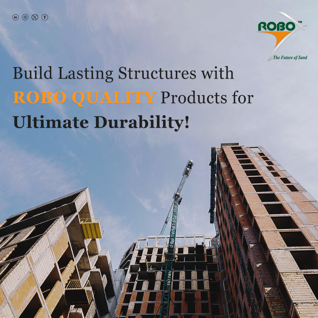 Robo_Sand's tweet image. Build your projects with strength, reliability, and longevity. With Robo Quality products, every structure stands as a testament to excellence and endurance. 

To Know More @ robo.co.in

#RoboSand #StrongFoundations #BuildForTheFuture #RoboSilicon #FutureConstruction