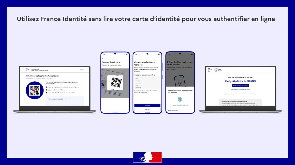Vous avez l'application bêta de France Identité ?

Vous pouvez vous authentifier à un service sur FranceConnect sans avoir à lire votre carte d’identité.

Comment ? En utilisant le mode de déverrouillage de votre téléphone.

france-identite.gouv.fr/actualite/util…

On attend vos retours