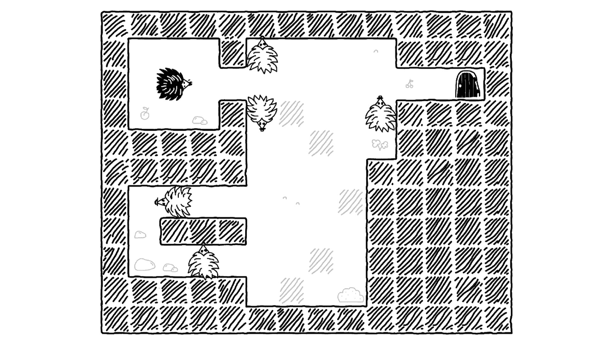 gamewith_review's tweet photo. 【注目インディー】
『Prickle』を紹介！
https://t.co/jCOgV1nBO0

本作はお父さんハリネズミが赤ちゃんを家まで連れ帰るパズルゲーム。
大きなトゲトゲを狭い通路をすり抜けてゴールを目指そう！

#Prickle https://t.co/JAhcxsClnU