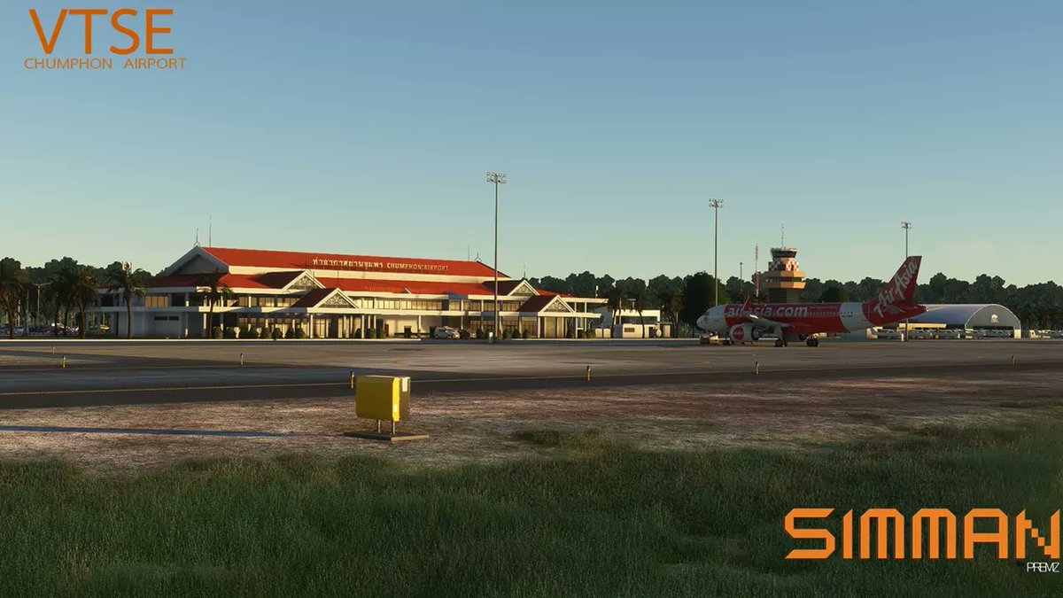 simflight's tweet photo. Set your sights on Chumphon Airport (VTSE), a vibrant gateway to Thailand's southern charm. Just 35 kilometers north of Chumphon City.
https://t.co/hqTw8mrhDA
#TH #THAILAND #VTSE #CHUMPHON #SIMMARKET https://t.co/PT3fEyWZMt