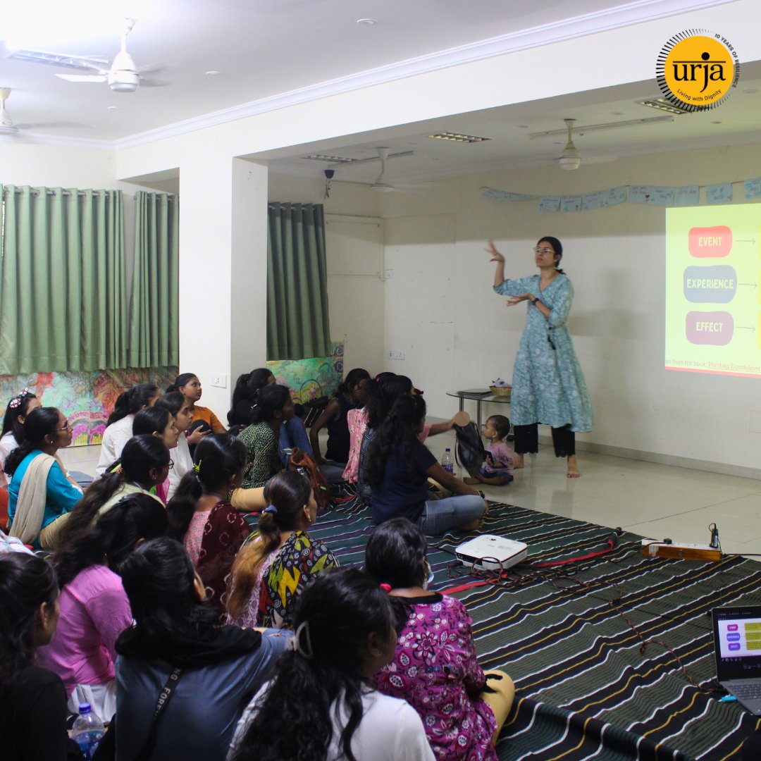 "Empowering survivors and fostering healthy relationships! ✨ On the 25th, we partnered with @onefuturecollective to guide young survivors of violence at Urja Trust in investigating relationships.

#haqutsav #genderequality #onefuturecollective #urjatrust #noexcuse