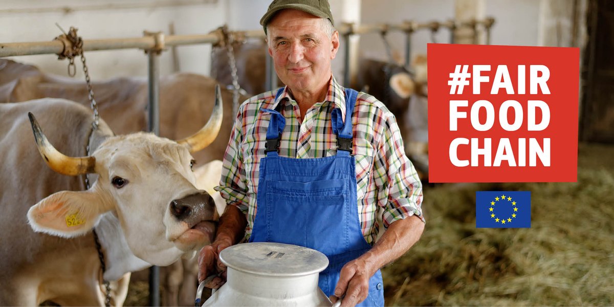 EUAgri's tweet photo. To improve the protection of our farmers & smaller food suppliers the EU
🔹protects weaker suppliers against stronger buyers
🔹prohibits unfair trading practices #UTPs
🛒Help us build a #FairFoodChain by sharing your experience!
✍️Find our survey here: https://t.co/HlirNmwrv5 https://t.co/KFnGM94aVt