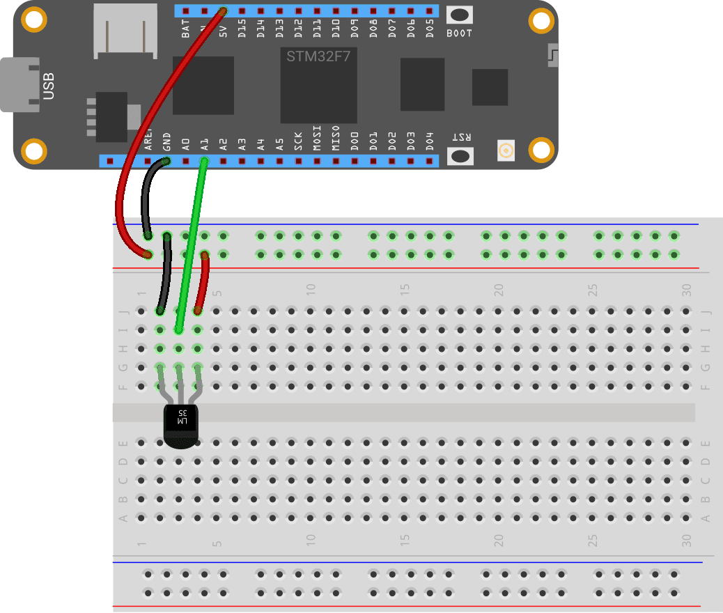 🌡️ Build Your Own IoT Weather Station 🔥

Looking for inspiration on how to harness the power of software and hardware? Here's a good starter IoT project using Meadow, Blazor, and Web API:

   • Hardware Setup 🛠️: Meadow microcontroller and an LM35 temperature sensor connected