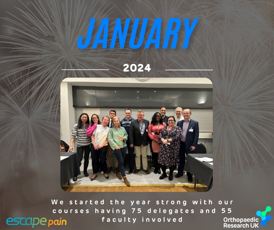 Orthopaedic Research UK (@or_uk) on Twitter photo Jumping into the new year we ran 3 courses in January. These were well attended by faculty and delegates!
<a href="/OrthoAcademy1/">Orthopaedic Academy</a> <a href="/CUH_NHS/">Cambridge University Hospitals NHS</a> <a href="/MDLatimer/">Mark Latimer</a> <a href="/escape_pain/">ESCAPE-pain</a> Jumping into the new year we ran 3 courses in January. These were well attended by faculty and delegates!
<a href="/OrthoAcademy1/">Orthopaedic Academy</a> <a href="/CUH_NHS/">Cambridge University Hospitals NHS</a> <a href="/MDLatimer/">Mark Latimer</a> <a href="/escape_pain/">ESCAPE-pain</a>