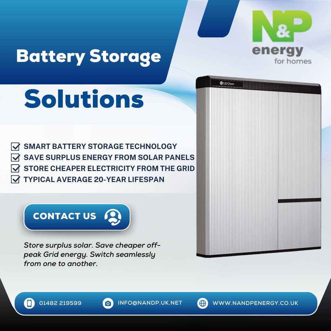Store surplus solar. Save cheaper off-peak Grid energy. Switch seamlessly from one to another.
Take a step towards energy independence and minimise your reliance on the National Grid.