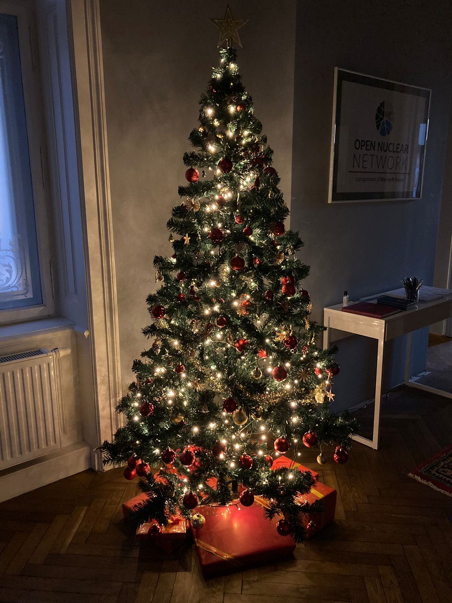 Open Nuclear Network kicks off December in style, with a beautifully decorated tree brightening our office as we gear up for a packed schedule of meetings, events &amp; a reception. We extend our warmest wishes to our community for a successful final month of this challenging year!