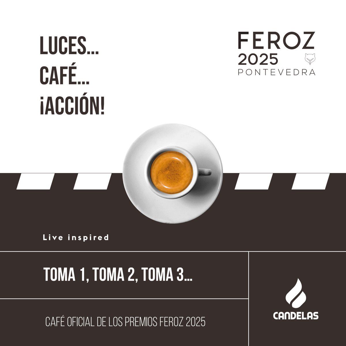 Cafés Candelas (@cafescandelas) on Twitter photo ¡Candelas será el Café Oficial de los <a href="/PremiosFeroz/">Premios Feroz</a> ! Estaremos en los premios que reconocen lo mejor de la producción audiovisual española 😉 ¡Seguid atentos porque tenemos muchas sorpresas! 🎬☕ #LiveInspired #Feroz2025 ¡Candelas será el Café Oficial de los <a href="/PremiosFeroz/">Premios Feroz</a> ! Estaremos en los premios que reconocen lo mejor de la producción audiovisual española 😉 ¡Seguid atentos porque tenemos muchas sorpresas! 🎬☕ #LiveInspired #Feroz2025