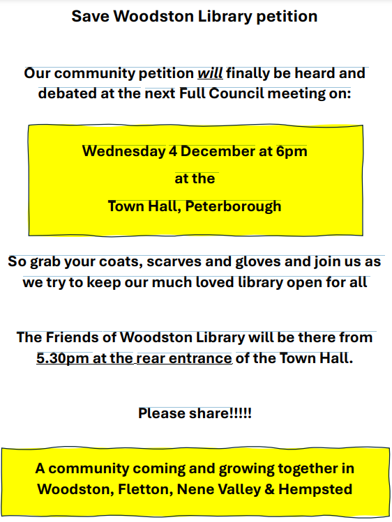 StAugustinesJun's tweet photo. Message from the Friends of Woodston Library: https://t.co/fsMpVFV4Uk