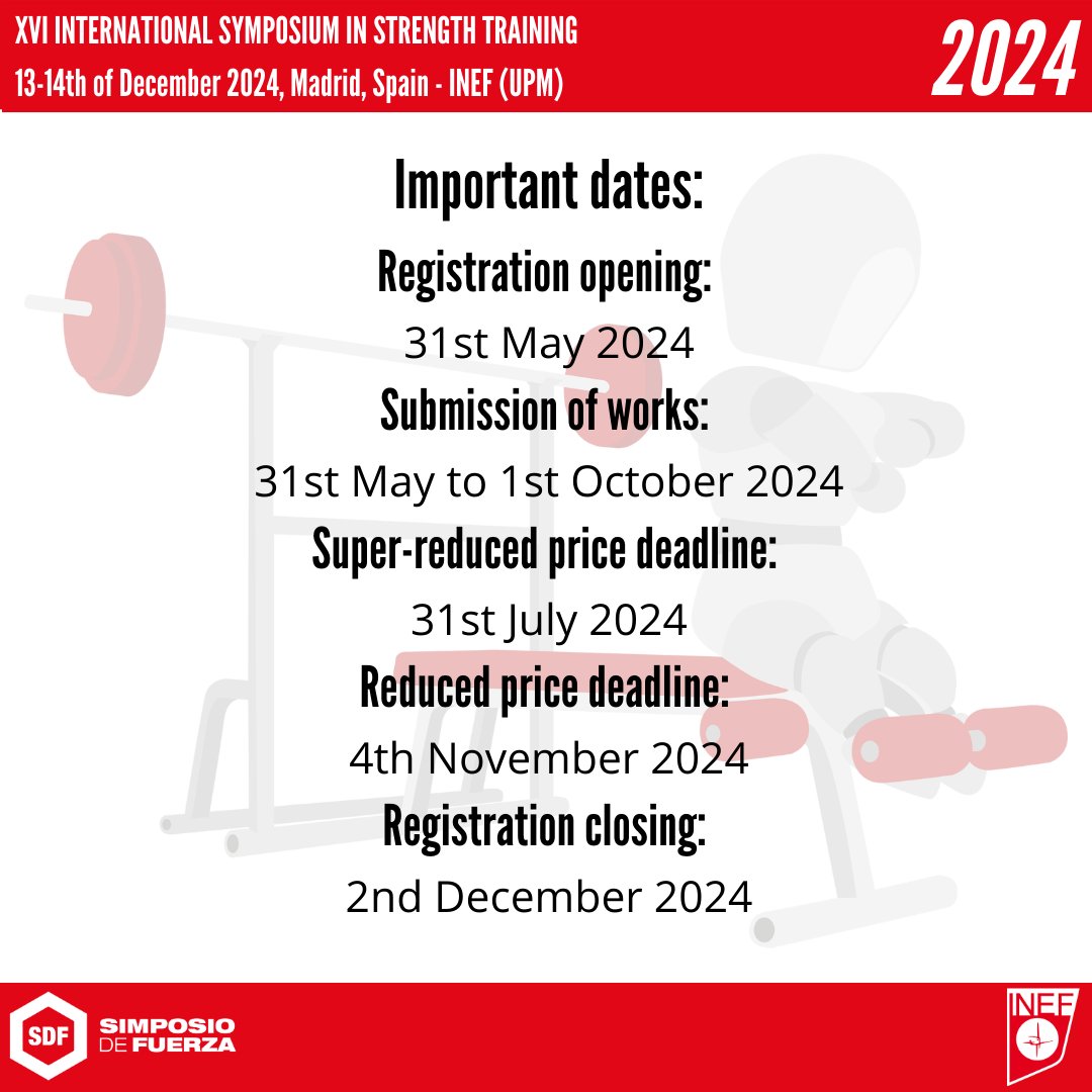 Alejandro San Juán, Javier Rueda and Gonzalo Garrido will impart Workshop 2 (Saturday) at the XVI Strength Symposium entitled: “Neuromuscular assessment, platforms and EMG” Don't miss it!