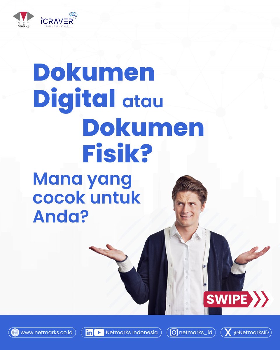 NetmarksID's tweet image. Yuk, simak konten ini untuk tahu kapan waktu yang tepat menggunakan DMS atau tetap mengandalkan dokumen fisik📂💻

Konsultasikan kebutuhan IT kamu bersama kami,
Hubungi kami di DM atau e-mail:
marketing@netmarks.co.id

#DocumentManagementSystems #DMS #DokumenDigital #ITSolutions