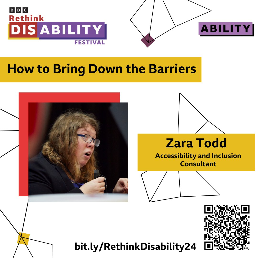 Join our interactive workshop on the barriers many newsrooms have for disabled journalists.

Book your FREE online ticket for "How to Bring Down the Barriers" by accessibility &amp; inclusion consultant Zara Todd <a href="/toddles23/">Zara Todd</a> at #RethinkDisability, on Wed 4 Dec: bit.ly/RethinkDisabil…