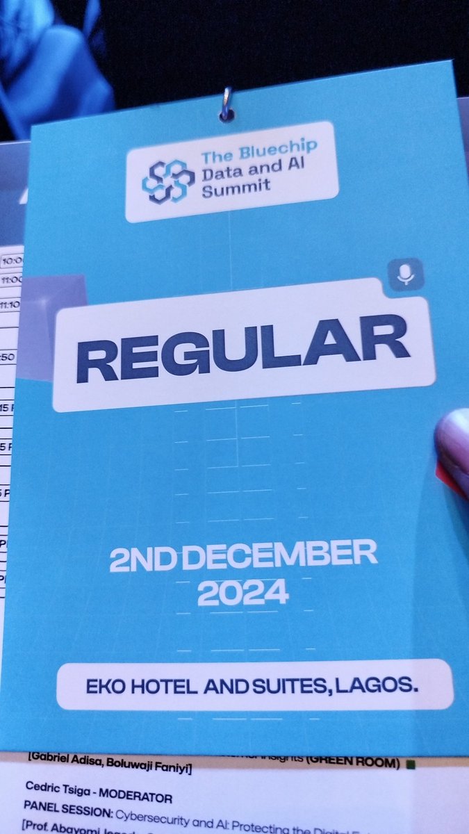 thegreatrere_'s tweet image. I&apos;m at The Bluechip AI and Data Summit 2024. Excited to learn from industry leaders and connect with data folks!
@BluechipTechNG 

#DataAndAISummit  #BluechipSummit2024 #AIInnovation #DataForAfrica #FutureOfData #AITransformation