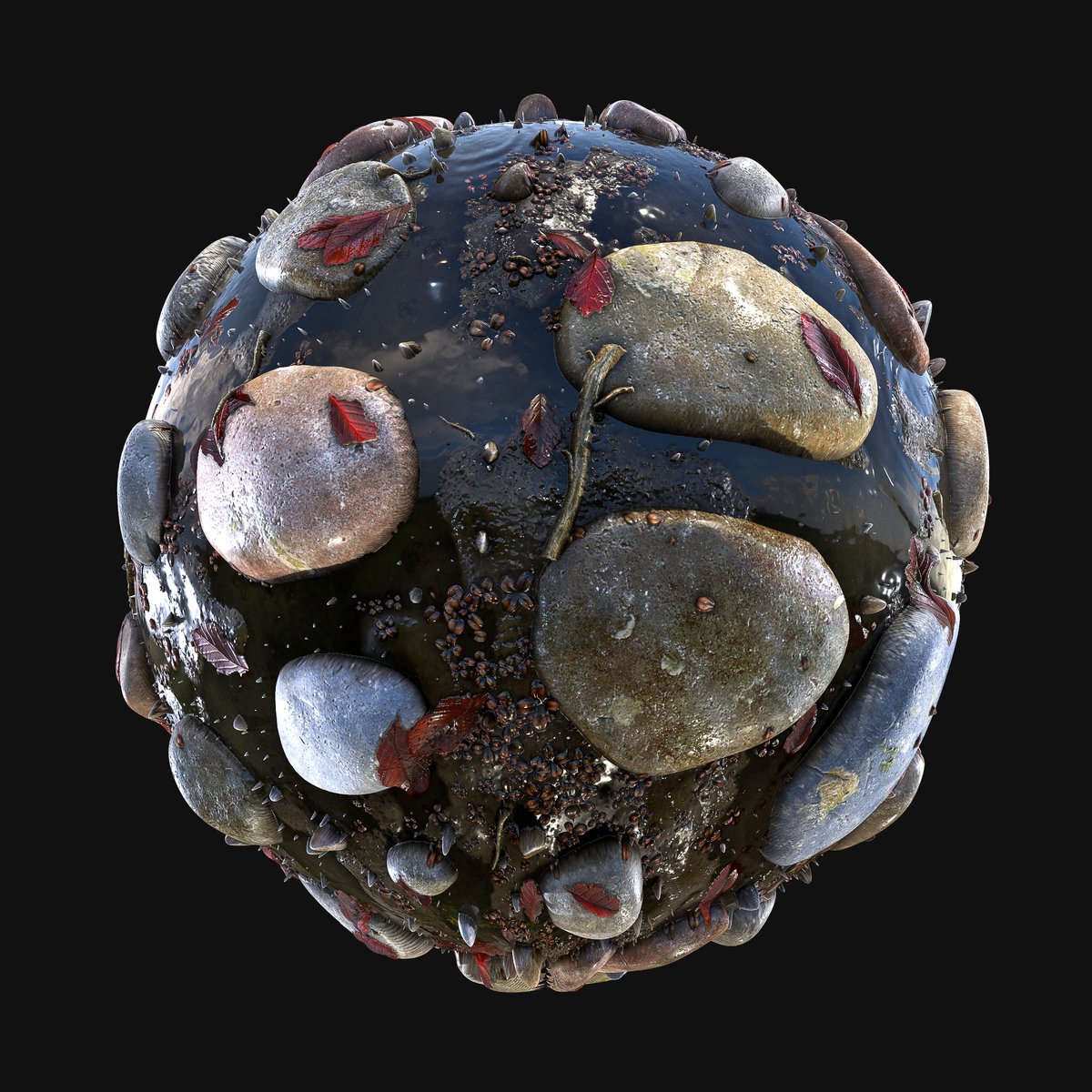 80Level's tweet image. Check out this procedural and customizable river stone material, inspired by natural riverbed environments and created with @Substance3D Designer by Ehsan Kiani.

Get it along with other realistic stone materials: 80.lv/articles/proce…

#substance3d #substancedesigner