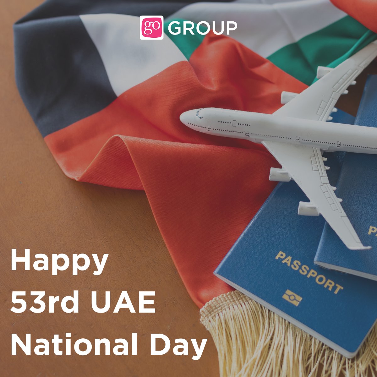 gogroupdotcom's tweet photo. Wishing a very happy 53rd UAE National Day to all of our friends celebrating this day across the region! 🇦🇪 

#53rdUAENationalDay #UAE #National #Day #UAENationalDay #UnitedArabEmirates #Dubai https://t.co/FkFeiGLqPt