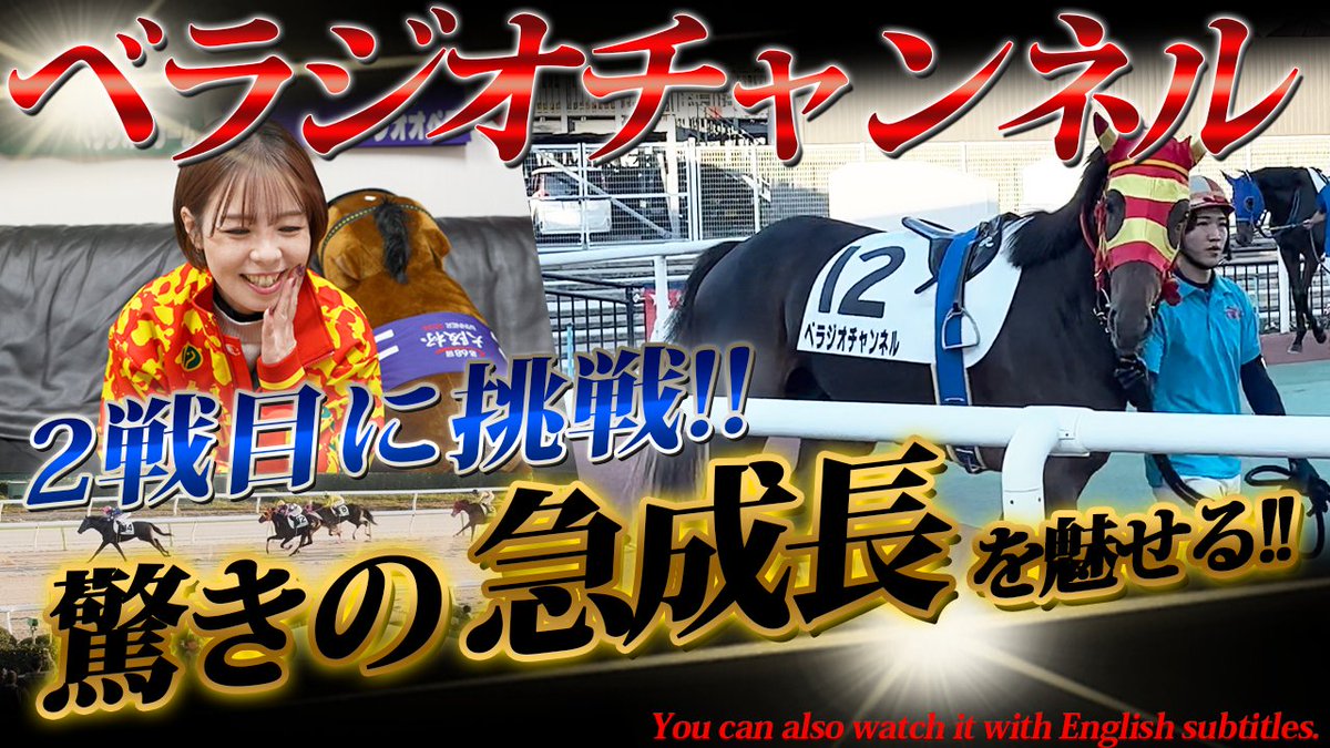 bella_ch_staff's tweet photo. 「べラジオチャンネル」
2戦目に挑戦!!
5月30日の遅生まれながらに
驚きの急成長を魅せる🏇
https://t.co/bpSyqGvkfl

成長を見せた2戦目🔥
大井競馬場で魅せた熱い走り！

#ベラジオ 
#べラジオチャンネル 
#大井競馬場 https://t.co/JKHPI8lUVU