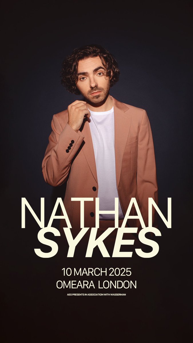 I am beyond excited to announce my first solo show in more than eight years. Sign up on my website now for a link to pre-sale tickets on Wednesday! nathansykes.com