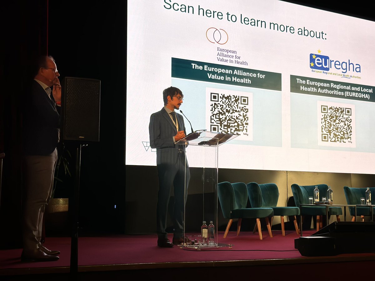 <a href="/cpaardekooper/">Casper Paardekooper</a> <a href="/ValueInHealthEU/">European Alliance for Value in Health</a> <a href="/EUPHActs/">EUPHA</a> <a href="/Valuein_Health/">Welsh Value in Health Centre</a> <a href="/hamish_laing/">Hamish Laing</a> <a href="/MarcoDiDonato8/">Marco Di Donato</a> <a href="/Procure4Health_/">Procure4Health</a> <a href="/medtecheurope/">MedTech Europe</a> Glad to open the #VBPConference!
Our <a href="/MarcoDiDonato8/">Marco Di Donato</a> on the key role of #regions in transforming healthcare systems towards #valuebased care models➡️Unique position to pilot innovative care delivery adapted to local needs &amp; demonstrate scalable best practices across Europe🚀(1/2)