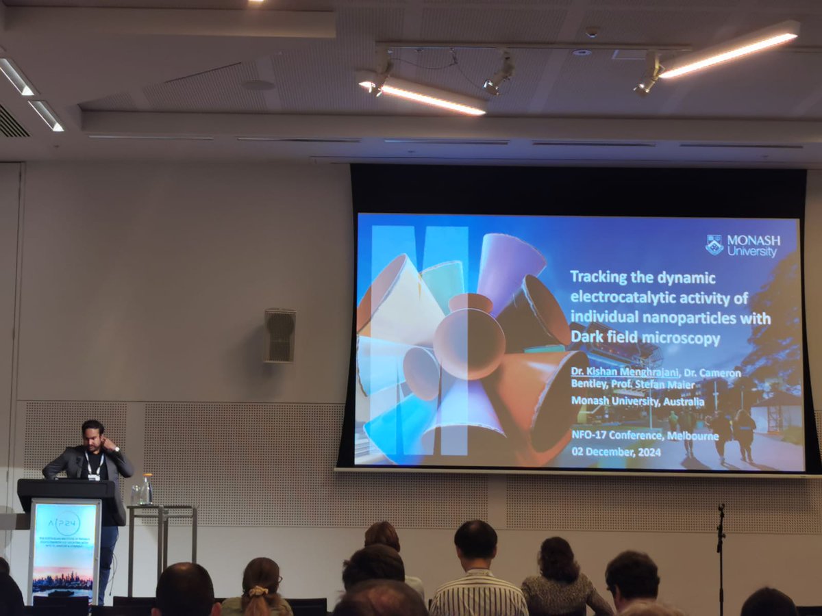 Absolutely thrilled to present my latest research at <a href="/AipCongress/">AIP Congress Official</a>! 🎉 It was amazing reconnecting with old colleagues and collaborators! #NFO17 #ANZCOP #AIP #Melbourne