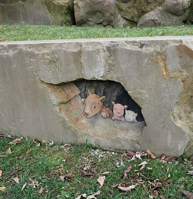 JunioPuzzles's tweet image. David Zinn.
#artecallejero #chalkart