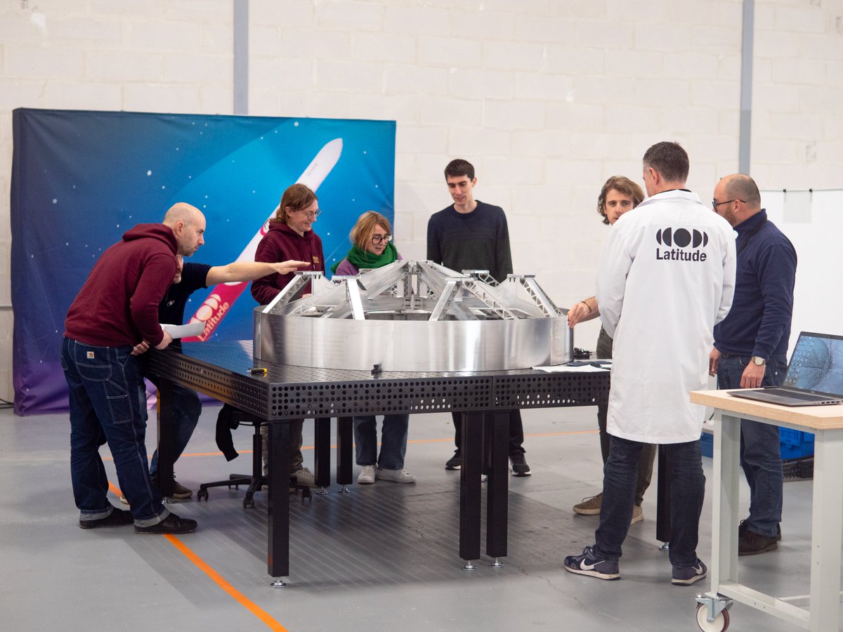 Latitude_eu's tweet photo. [Tech Entry] We received the first #Protoflight specimen of our Engine Mount System (ENMS) at the heart of Zephyr's thrust structure ⬇️🚀⬇️ This part transmits forces from 7 #Navier #RocketEngines ensuring precision, safety &amp; performance ✅Soon to undergo static #Testing 🚧⚙️🚧 https://t.co/yd71rnkr83