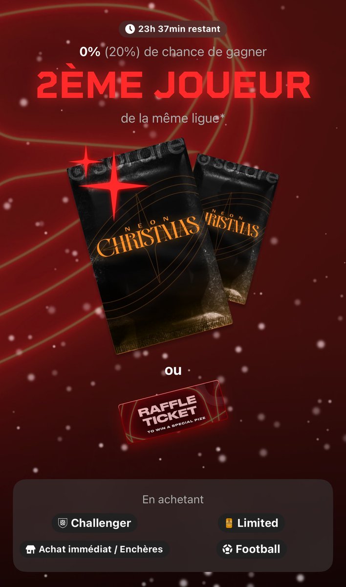 Pas valable sur les Rares ? 
#Sorare