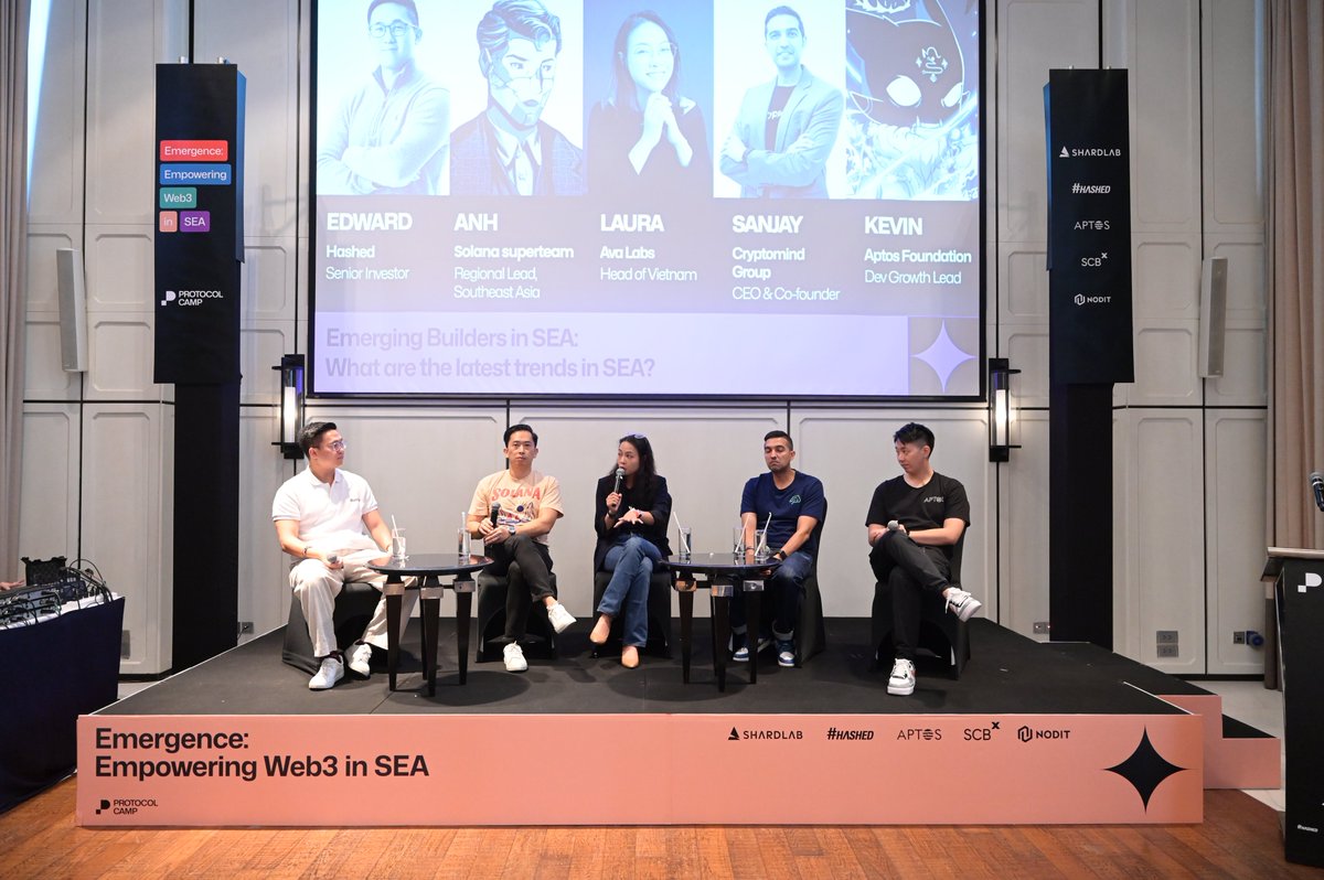 hashed_official's tweet image. 0/ ShardLab(@0xShardLab), the Web3 R&amp;D arm of Hashed(@hashed_official), launched Southeast Asia's inaugural Protocol Camp on Nov 11, 2024. This milestone brings Hashed's acclaimed Web3 boot camp, Protocol Camp (@ProtocolCamp), from Korea to the region.
👉link.medium.com/bhRBBS1SZOb