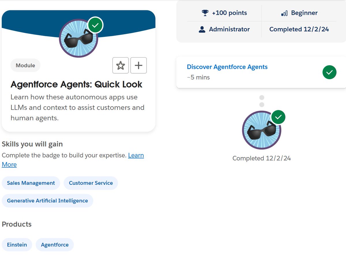 Agentforce Agents Quick Look || Trailhead
youtu.be/XSr0N-8LhtU