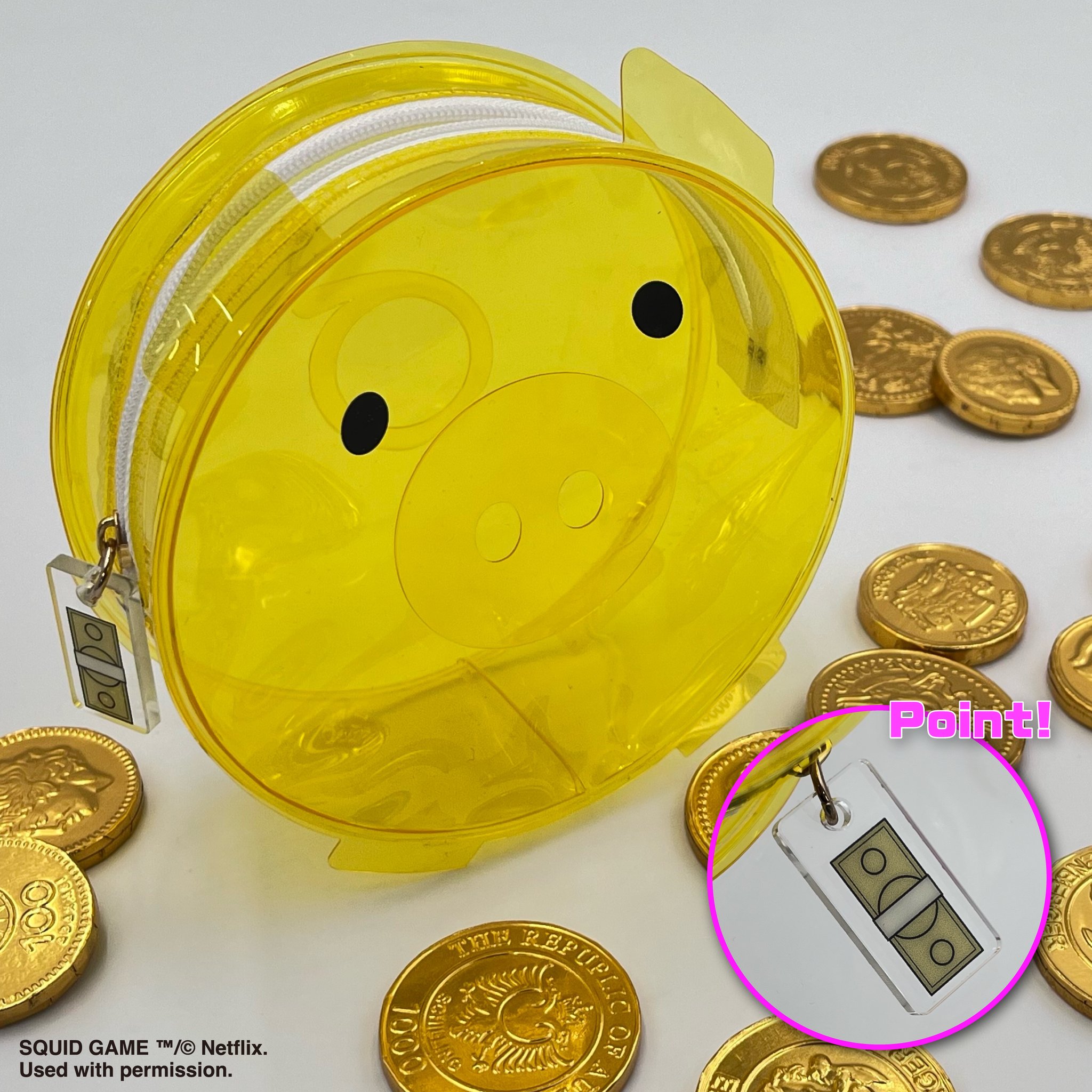 イカゲーム 豚の貯金箱ポーチ ｜ エンスカイショップ