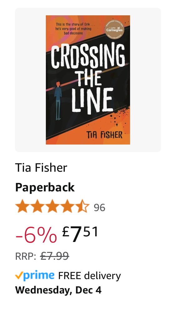 Tia Fisher (moving to Bluesky and Insta) (@tiafisher_) on Twitter photo In the list of 21 top children’s books of 2034 (The Times and Sunday Times) AND on Black Friday spesh … what’s not to like? 🎁 Grab yourself (or a teen) a copy, and find out why verse novels are the Pringles of reading! 😂 #countylines #narrativeverse <a href="/HotKeyBooks/">Hot Key Books ✨📚</a> #rfp In the list of 21 top children’s books of 2034 (The Times and Sunday Times) AND on Black Friday spesh … what’s not to like? 🎁 Grab yourself (or a teen) a copy, and find out why verse novels are the Pringles of reading! 😂 #countylines #narrativeverse <a href="/HotKeyBooks/">Hot Key Books ✨📚</a> #rfp