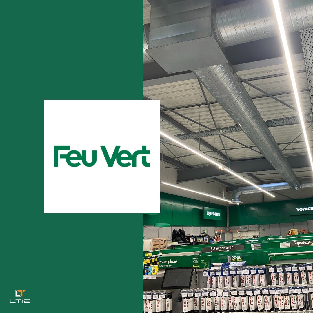 ltie_elec's tweet photo. Du neuf au Feu Vert de Redon ! 

Notre équipe on réalisé :
✨ Câblage complet des nouvelles caisses
💡 Mise à jour des projecteurs LED
📡 Remplacement de la baie informatique

@legrand_france @SchneiderElecFR  #Excel  #iboco

#electrician #electricite #cablage #courantfaible https://t.co/99fMR0RA7V