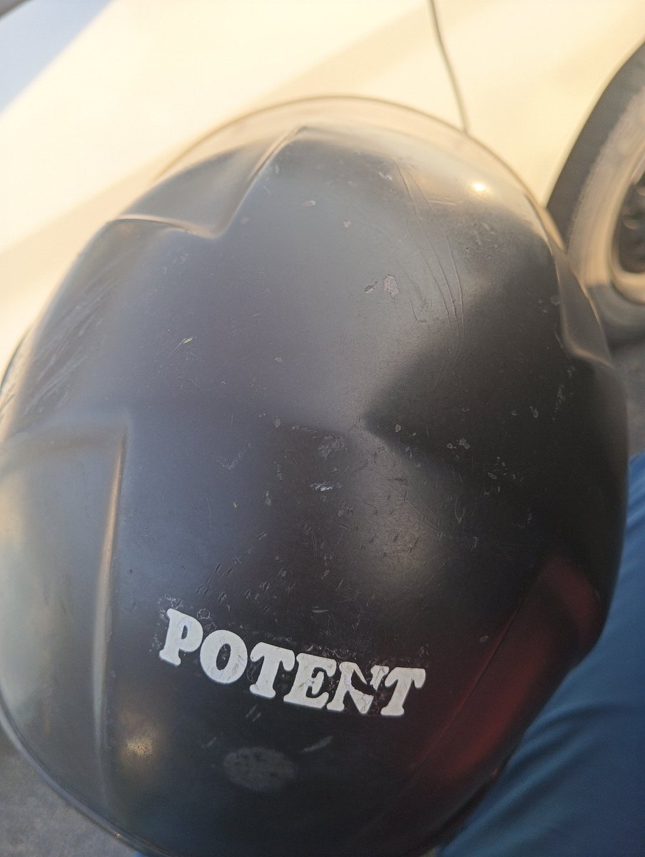 iafjd's tweet photo. @Olacabs @RapidoCares @Uber_India Riders/Bikers registered on your platform are violating road safety norms. 

They are not providing an ISI marked helmet. I am sharing the one provided to me. No ISI marked, without straps.

Develop a system to address this concern positively. https://t.co/OwBvODOFjW