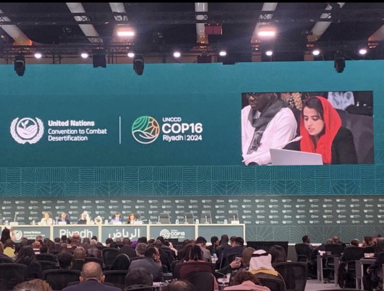 CSIofficials's tweet photo. CSI's Tahanyat Satti represents us at #UNCCDCOP16 in Riyadh!
🌍 "Our Land. Our Future.": Global collaboration for sustainable land management.
🎉 Join us in celebrating Tahanyat's dedication to #ClimateAction &amp; research! #OurLandOurFuture https://t.co/oBsOZiGZMl