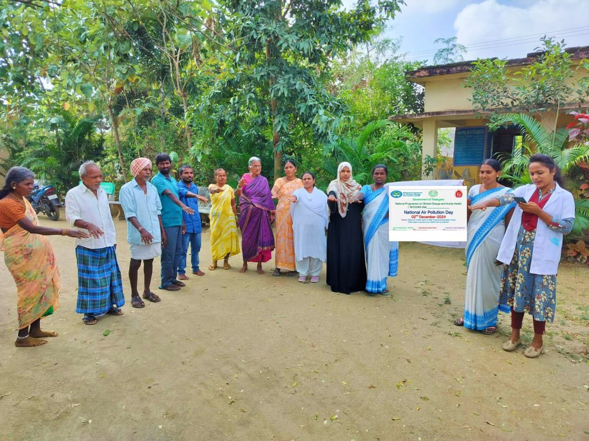 GabbetaHwc's tweet image. National Air polution day #plantation @CHFW_NHMTG @MoHFW_INDIA @TelanganaHealth @HWCsTelangana
