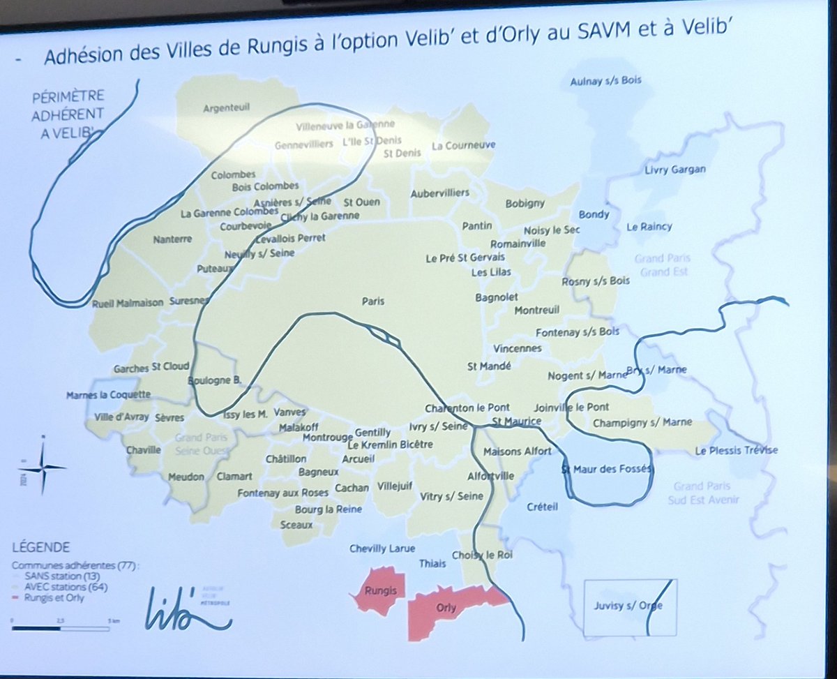 Ce matin, lors du conseil syndical de Vélib', deux nouvelles communes rejoignent le service de vélos partagés ! Bienvenue à #Rungis et #Orly dans la grande famille Vélib'!