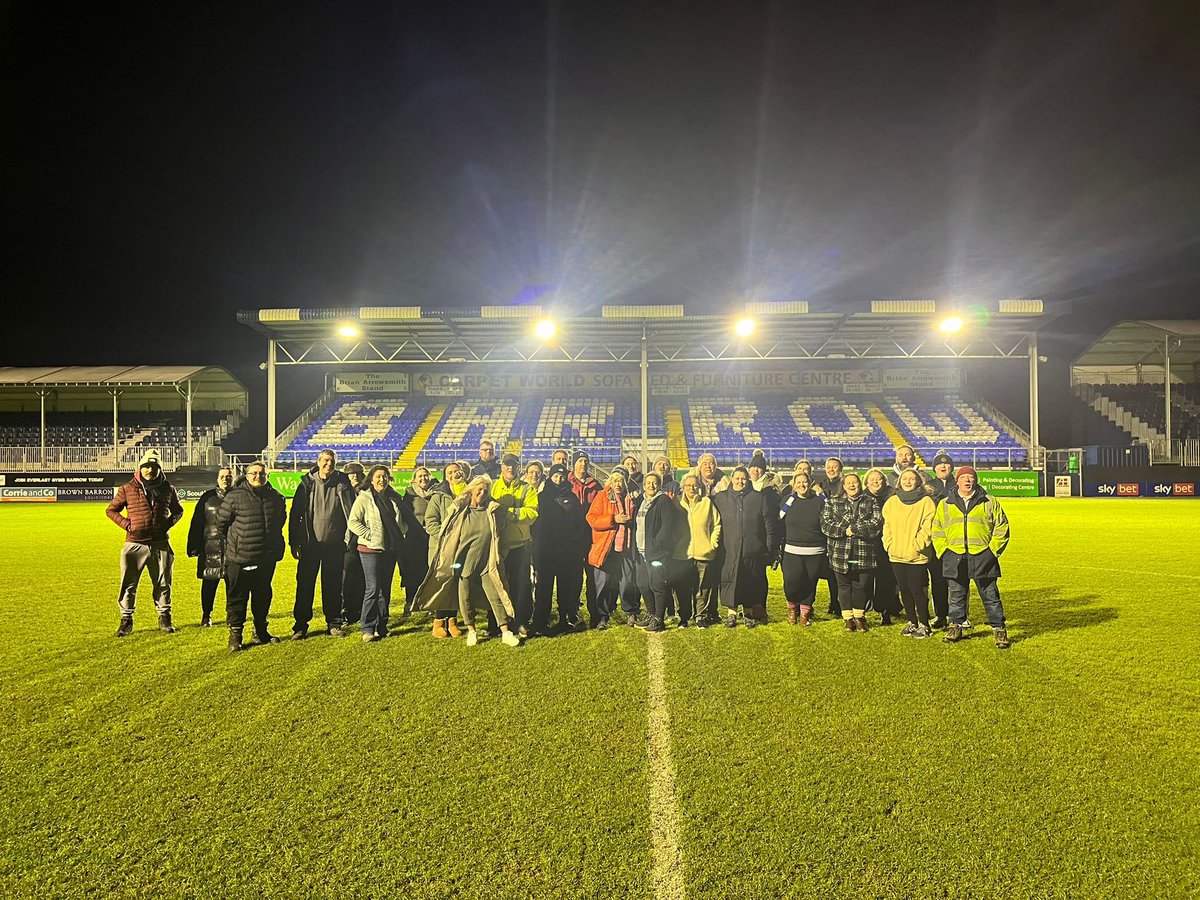 Barrow AFC Foundation (@bafcfoundation) on Twitter photo Thank you to everyone who joined us over the weekend, for the sleep at the stadium and supported Forty Winks 4 Furness.
The provider of support for people across Furness to help them get off the streets for good.
#wearebarrow <a href="/EFL_Community/">EFL in the Community</a> <a href="/BarrowAFC/">Barrow AFC</a> Thank you to everyone who joined us over the weekend, for the sleep at the stadium and supported Forty Winks 4 Furness.
The provider of support for people across Furness to help them get off the streets for good.
#wearebarrow <a href="/EFL_Community/">EFL in the Community</a> <a href="/BarrowAFC/">Barrow AFC</a>