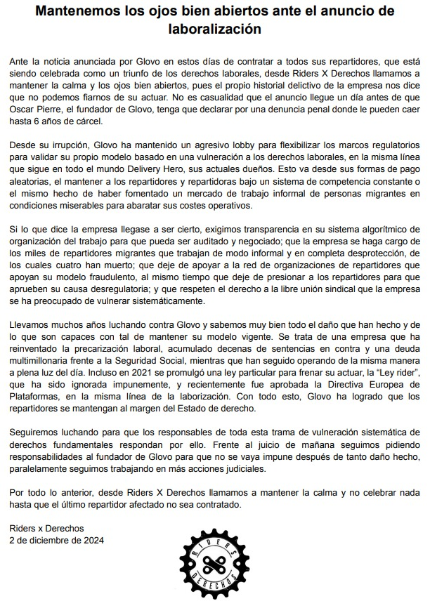 Riders x Derechos tweet media