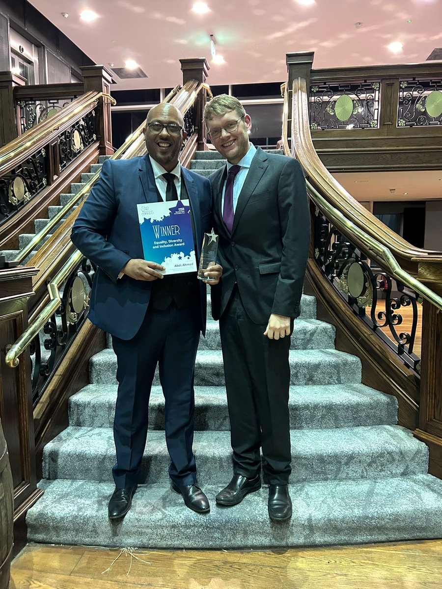 Abdi Ahmed (@abdihahmed1) on Twitter photo I was proud to receive theย ED&I
Awardย #MCStars24ย for transforming ED&I in Secure Division.This incredible achievement would not have been possible without the supportย of my colleagues.
<a href="/savagem84/">Matty Savage</a> Lisaweston <a href="/DrDOLOTSMIRZA/">Dr Aisha Mirza</a> <a href="/shoko_chen/">Chen shoko</a> @EveMousley <a href="/amandajoyoates/">Amanda Joy Oates ๐ Chartered Companion CCIPD</a>
<a href="/Mersey_Care/">Mersey Care NHS FT ๐ณ๏ธโ๐</a> I was proud to receive theย ED&I
Awardย #MCStars24ย for transforming ED&I in Secure Division.This incredible achievement would not have been possible without the supportย of my colleagues.
<a href="/savagem84/">Matty Savage</a> Lisaweston <a href="/DrDOLOTSMIRZA/">Dr Aisha Mirza</a> <a href="/shoko_chen/">Chen shoko</a> @EveMousley <a href="/amandajoyoates/">Amanda Joy Oates ๐ Chartered Companion CCIPD</a>
<a href="/Mersey_Care/">Mersey Care NHS FT ๐ณ๏ธโ๐</a>