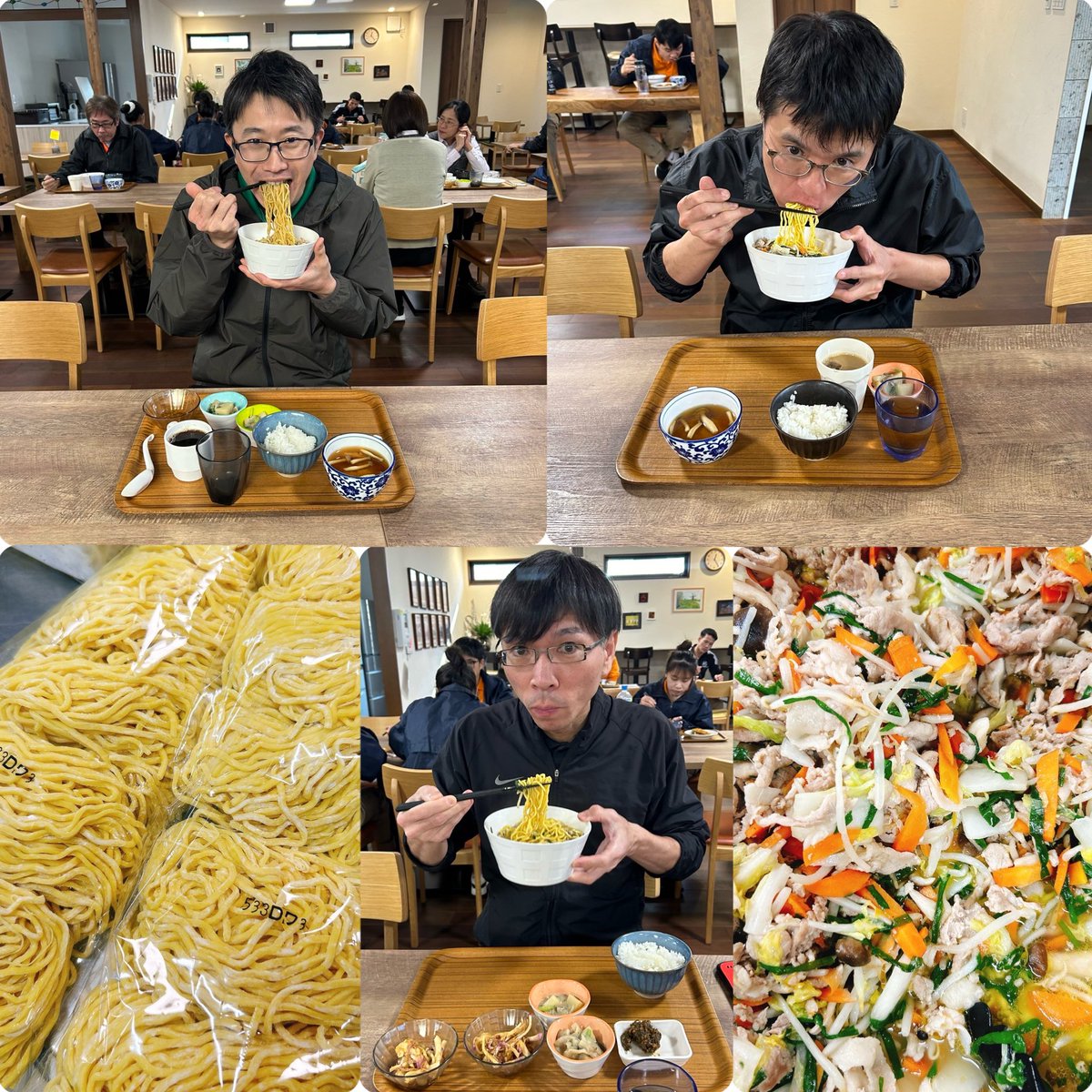 D_FarmKitchen's tweet photo. 12月トップのランチメニューは農園産ニラを使ったニラ野菜炒めラーメン🍜
今月から社長からの要望もあり麺メニュー増やしました❗️
麺も冷凍から生へ…千種にある名古屋製麺さんから仕入れて初出ししてます❗️
のびにくく食べ応えのある麺はなかなか好評✨ https://t.co/E1h3mcZl7n