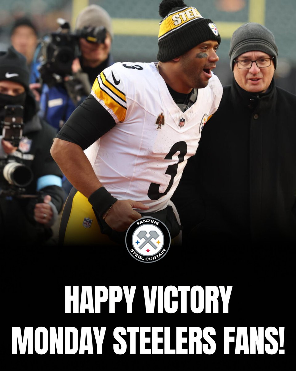 SteelCurtainApp's tweet photo. HAPPY VICTORY MONDAY STEELERS FANS💛 #HereWeGo https://t.co/mKNLeuRk2k