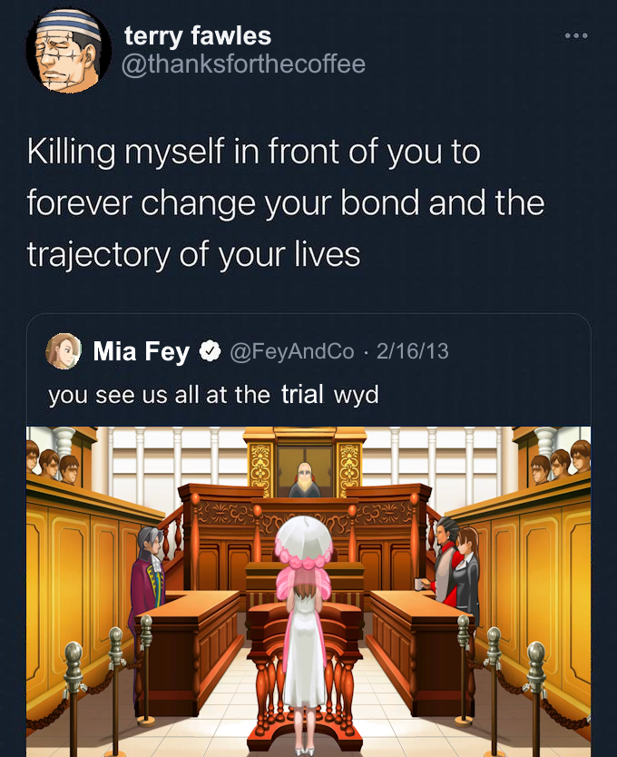 halzyn's tweet image. #aceattorney