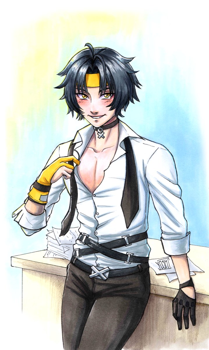 Trade with my friend and a birthday present for him!🫦🫦🫦

#art #zenlesszonezero #zzzero #asabaharumasa #harumasa