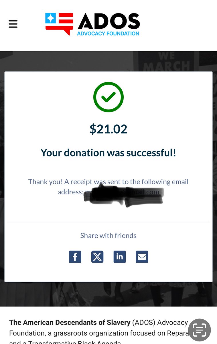 Mybembery13's tweet photo. One small contribution.
🙏🏽
Thank you to #ADOSFoundation. https://t.co/7cpoS2474u