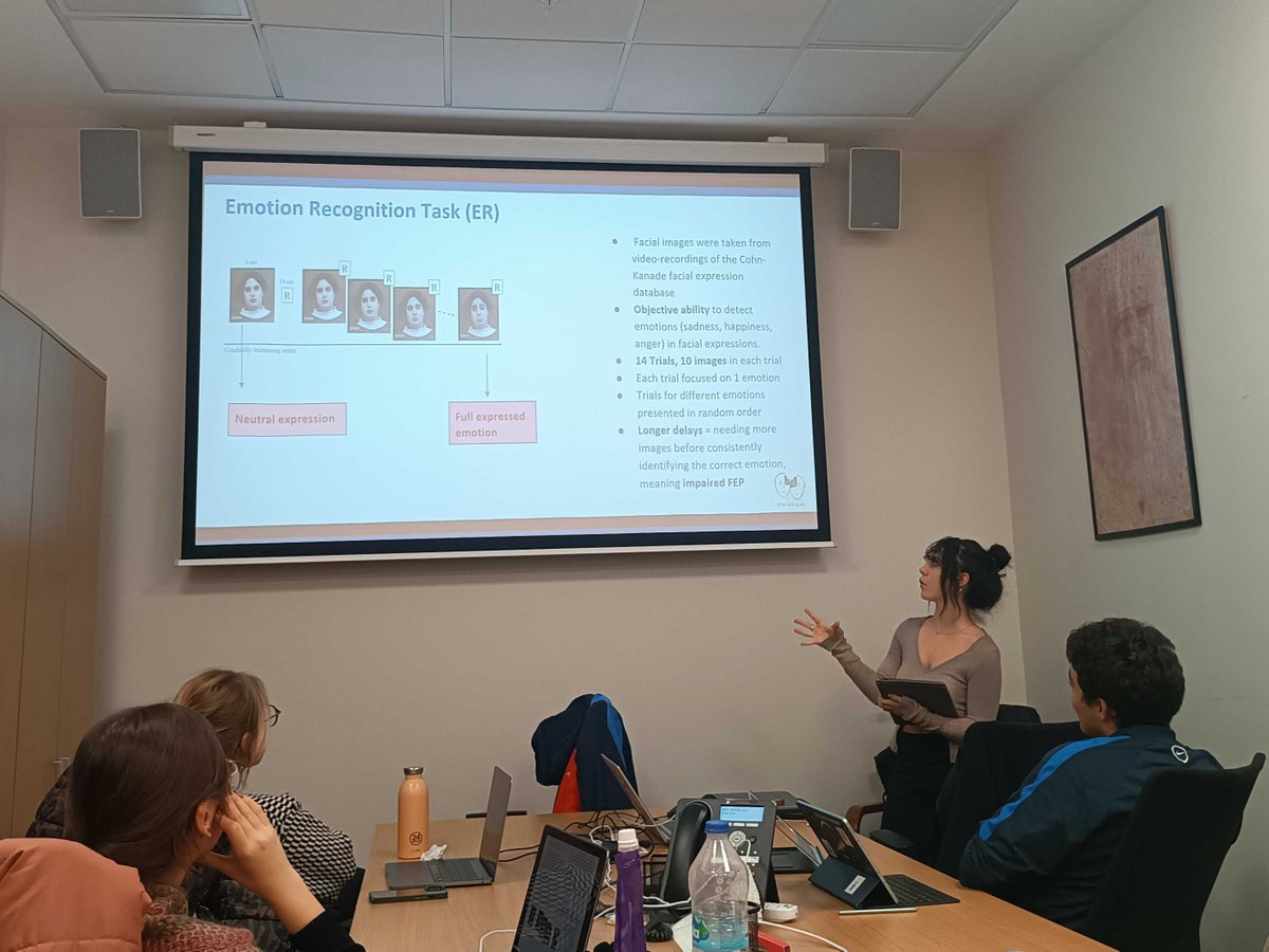 SCANLabKU's tweet image. 🧠 SCAN Lab weekly discussion sessions are in full speed! 🙌
🗣️ Last week Serra led the discussion with a highly informative presentation on sleep and emotion perception. 
Thank you Serra!🌼
