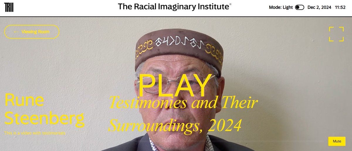Remote Xuar (@remote_xuar) on Twitter photo Testimonies and Their Surroundings 📹
A #documentary about mass incarceration in #Xinjiang (2017-2020), on which <a href="/rune_s_r/">Rune Steenberg</a> and Zarina Mukanova collaborated, is now available on theracialimaginary.org/viewing-room/t….
The documentary was supported by The #RacialImaginaryInstitute. Testimonies and Their Surroundings 📹
A #documentary about mass incarceration in #Xinjiang (2017-2020), on which <a href="/rune_s_r/">Rune Steenberg</a> and Zarina Mukanova collaborated, is now available on theracialimaginary.org/viewing-room/t….
The documentary was supported by The #RacialImaginaryInstitute.