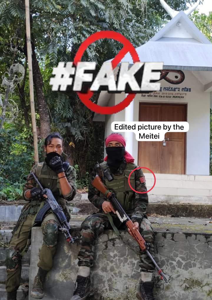 AboriginalKuki's tweet photo. Exposing  Meitei Propaganda - The Truth About KNA (B) and Manipur

KNA (B) and PDF are fighting Myanmar’s junta for democracy and have no involvement in Manipur’s conflict. The viral video alleging KNA (B)’s presence in Manipur is misleading and originates from Myanmar.

About the Gypsy - Interestingly, during a PDF and KNA-B assault on a VBIGs camp in Myanmar, a few vehicle with a Manipur number plate owned by Meitei VBIGs was abandoned  (now used by the PDF and KNA-B) 

As the PDF gains control over significant regions in Myanmar, insurgents allied with the junta have lost territory, narco trafficking routes, and businesses especially the VBIGs

This could explain why the Manipur government and Meitei Twitter warrior is falsely blaming KNA (B) and concocting narratives . 

Meitei insurgents in Myanmar are retreating to Manipur, with assistance from the state government. 
#MeiteiLiesExposed
#MeiteiChapriProagandaExposed
@PIB_India @PIBFactCheck @adgpi @crpfindia @BSF_India  @PMOIndia @HMOIndia @PTI_News @BBCWorld @ndtv @ThePrintIndia @thewire_in @ndtv @EastMojo