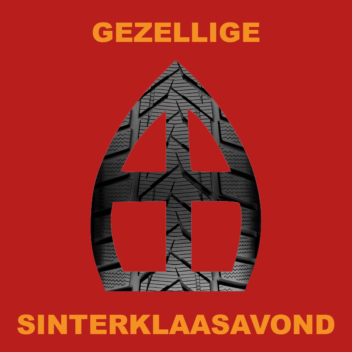 Sinterklaasavond is weer hier
We wensen jullie veel plezier
Met pakjes klein of groot
En een lekkere pepernoot
Gelukkig zit die niet meer in de achterband
Fijne Sinterklaasavond voor heel land!