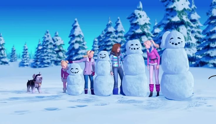 Christmas in Barbie movies ❄️⛄️🎄🎀